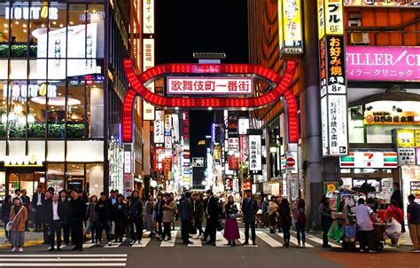 Kamurocho, Tokyo .